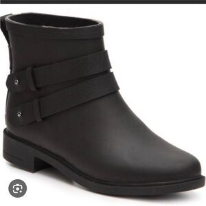 Chooka Women's midtown strappy Black Rain / winter Boots booties waterproof